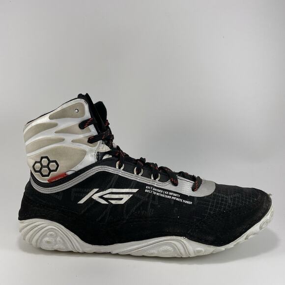 Rudis KS Infinity Wrestling Shoes Mens Size 11.5 Black Suede Kyle Snyder Lace Up - Picture 1 of 11